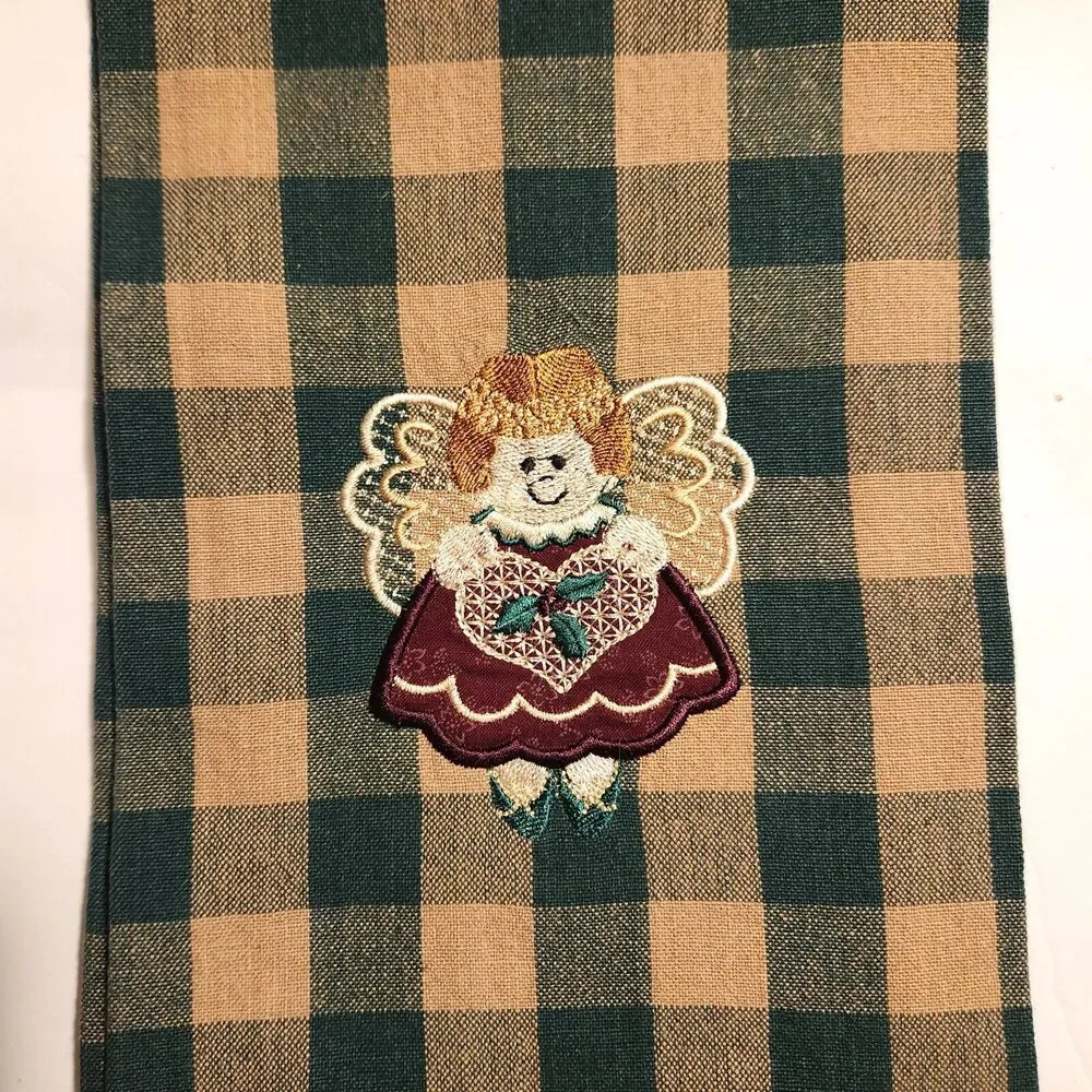 Lot of 10 Plaid Homespun 100% Cotton Towels Indo - U.S. Sales 26 L x 24 W